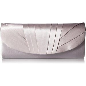 🆕Angel Satin Tuxedo Flap Evening Clutch for Women